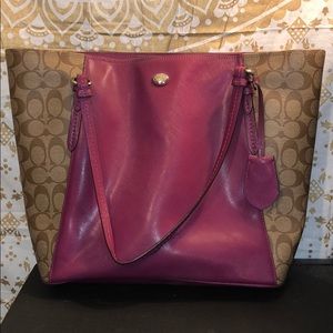 Large coach tote